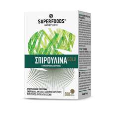 Superfoods Spirulina Gold 300mg 180 Δισκία